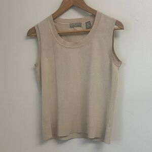 Kate Hill Women's Beige Tank Top
